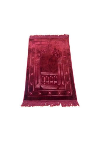Tapis de luxe Grand Confort (rembourré et ultra-confortable) bordeaux 