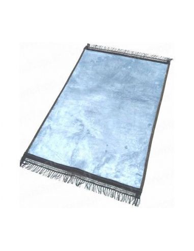 Tapis Enfant de Prière couleur unie - VIOLET - Molletonné, Épais et Très Doux - Confortable et Anti-Dérapant - 42 x 80