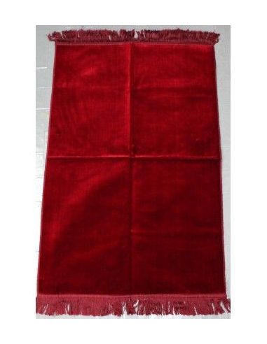Tapis Uni-couleur Adulte Rouge