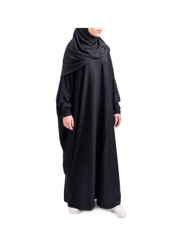 Abaya Bahraini - Maison Sultan - Noir manches...