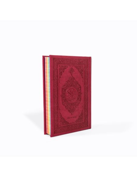 Coran version arabe (Lecture Hafss) ARC EN CIEL- Couverture type cuir
