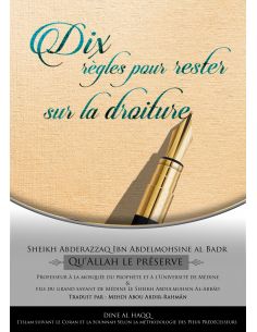 Dix règles pour rester  sur la droiture 