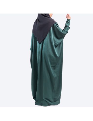 Abaya Bahraini - Maison Sultan - Vert sapin -...