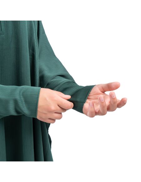 Abaya Bahraini - Maison Sultan - Vert sapin - BON PLAN