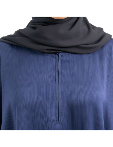 Abaya Bahraini - Maison Sultan - Bleu marine  - BON PLAN