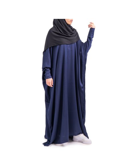Abaya Bahraini - Maison Sultan - Bleu marine  - BON PLAN