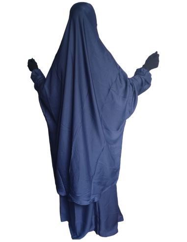 Jilbab 2 pièces Nida - Bleu -  Marque SULTAN