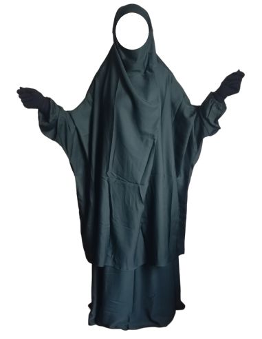 Jilbab 2 pièces Nida - Kaki -  Marque SULTAN