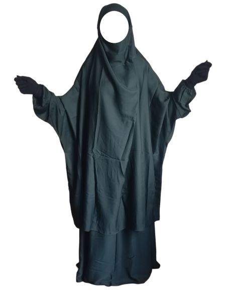 Jilbab 2 pièces Nida - Kaki -  Marque SULTAN