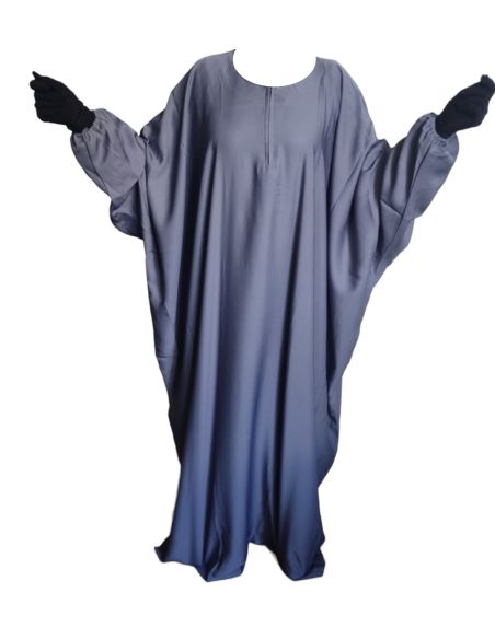 Abaya Bahraini Nida- Gris- SULTAN (COLLECTION 2024)