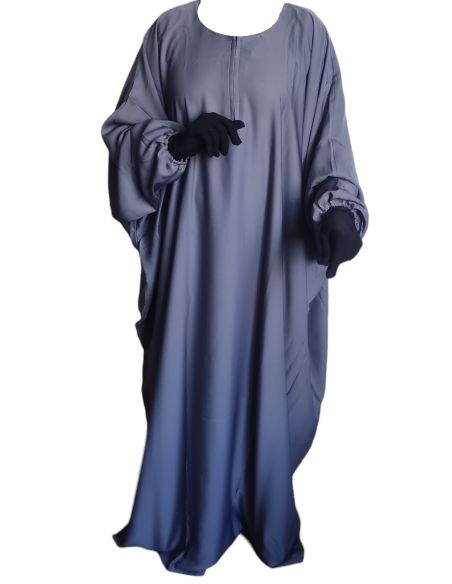 Abaya Bahraini Nida- Gris- SULTAN (COLLECTION 2024)