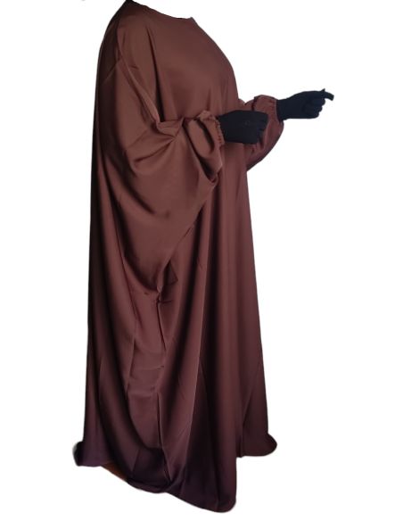 Abaya Bahraini Nida- Marron- SULTAN (COLLECTION 2024)
