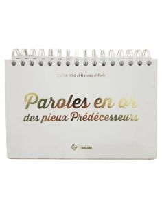 CHEVALET PAROLES EN OR DES PIEUX PRÉDÉCESSEURS - BLANC -...